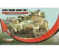 Mirage 1/72 (20mm) M3 Grant Mk I - Battle of El Alamein 1942
