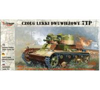 Mirage 1/72 (20mm) Polish 7TP Light Tank Twin Turret MG