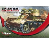 Mirage Hobby 1/35 Scale 7TP Light Tank Twin Turret Version #355002