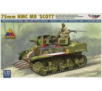 MIRAGE 720002 1:72 75mm HMC M8 "SCOTT" Early Versions