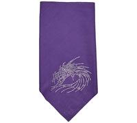 Mirage Dragon Rhinestone Bandana, Large, Purple