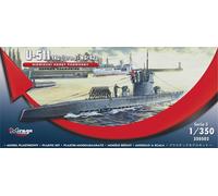 Mirage Hobby 350502 - 1:350 German U-Boat U-511 - IX C (Turret I+WGr42)