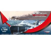 Mirage Hobby 350503 - 1:350 U-107 (IXB Tower I) German Submarine