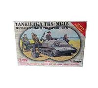 Mirage Hobby 35515 1:35 scale, tankette TKS-MG15 with transport trolley, plastic model kit