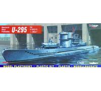 Mirage Hobby 40414 - 1:400 German Submarine U 295 Type VII C/41 with Beaver