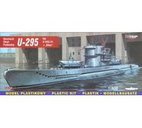 Mirage Hobby 40414 - 1:400 German Submarine U 295 Type VII C/41 with Beaver