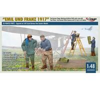 Mirage Hobby 480009 - 1:48 German FA(A) Units Crew Emil And Franz 1917 Equipment