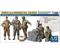 Mirage Hobby 720013 - 1:72 French 2nd Armored Division Soldiers - New