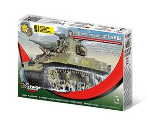 MIRAGE HOBBY 726066 MODEL THE LANDING OF NORMANDY" LIGHT TANK M3A3, 1/72