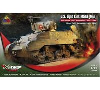 Mirage Hobby 726086 - 1:72 U.S. Light Tank M5A1 (Mid) 2nd Armored Division N