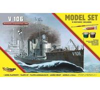 Mirage Hobby 840064 - 1:400 V 106 German WWI Torpedo Ship(Model Set