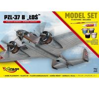 Mirage Hobby 872092 - 1:72 PZL-37 B Los (Polish Bomber Aircraft) Model Set