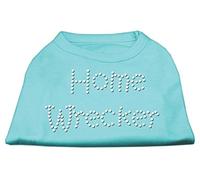 Mirage Home Wrecker Rhinestone Pet Shirt, X-Small, Aqua
