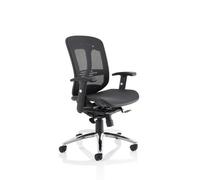 Mirage II Executive Chair Black Mesh With Arms Without Headrest