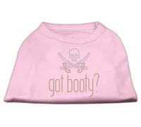 Mirage Pet Products Got Booty Rhinestone Pet Shirt, X-Small, Light Pink