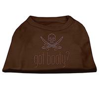 Mirage Pet Products Got Booty Rhinestone Pet Shirt, XXX-Large, Brown