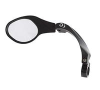 MIRAGE Unisex Adult E-Bike and Bicycle Rear View Mirror, Adjustable Mirror, Black, S