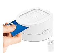 MirageCover Dock for Square Reader - Compatible with 1st and 2nd Generation Square Reader, Elegant White Case, Anti-Sleep Feature, Includes 1.5m Cable - Stylish and Functional, White.