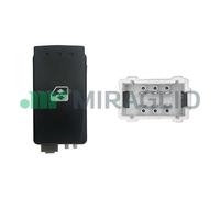 Window lift switch Right Rear 121/RNI76004 MIRAGLIO for RENAULT MEGANE II