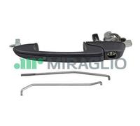 Door handle Right black 80/399 MIRAGLIO for FIAT BRAVO I