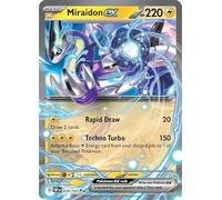 Miraidon ex 079/197 Double Rare Pokemon Card (SV Obsidian Flames) + 1x TitanCards® Toploader