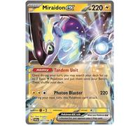 Miraidon ex 081/198 Rare Double Pokemon Card (Scarlet & Violet Base) + 1x TitanCards® Toploader