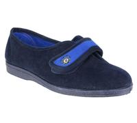 Mirak Andrea Touch Fastening Slipper Womens | Slippers | Navy | UK Size 6