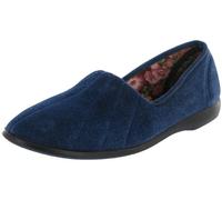 Mirak Andrea Womens Blue Easy Fasten Slipper - Size 7 UK - Blue