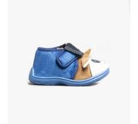 Mirak BUNGLE Boys Boot Slippers Blue - UK 10 (Small Kids)