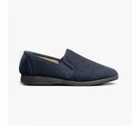 Fleet & Foster Tim Twin Gusset Slipper Male Navy UK Size 6