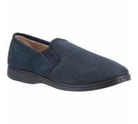Fleet & Foster Tim Twin Gusset Slipper Male Navy UK Size 6