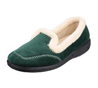 Mirak Womens Maier Memory Foam Slipper in Green - Size 4 UK - Green