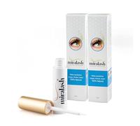 Miralash Eyelash Serum 3 ml (2-Pack) - Conditioner for Eyelashes, for Long Dense Lashes, Eyelash Growth and Extension - Eyelashes Growth