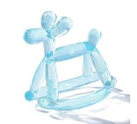 Miraloop Crystal Jelly Baby Teether - Jellydog Teething Relief Toy for Infants 3-6 Months, Silicone Handheld Teething Toy, BPA-Free, Odorless, Prevents Choking, Safe for Babies (Voyages)