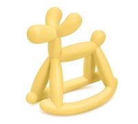 Miraloop Teething Toys for Baby, Jellydog Never Drop Food Grade Silicone Baby Teething Toy, Prevent Choking & Odorless, Baby Gifts