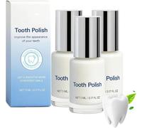 Miraloud Tooth Polish, Miraloud Tooth Paint, Natural Teeth Whitening Paint, Portable & Long-Lasting Tooth Polish, Gentle Formula, Removes Teeth Stains, Instant Clean Smile (3Pcs)