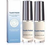 Miraloud Tooth Polish,Tooth Whitening Paint - Instant White Teeth,Gentle & Safe Formula,Simple & Portable White Paint for Teeth - Regain Confident Smile 2Pcs