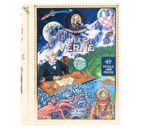 MIRALUDO Jules Verne 1000 Piece Puzzle - La Galerie des Légendes - Book Format Box for Library