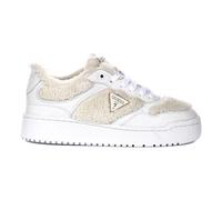 Miram Faux Fur Sneaker - female - Guess - Sneakers - White - 7 UK - Shoes 7 UK