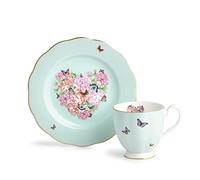 Miranda Kerr for Royal Albert Friendship Devotion 2-Piece Set (Mug & Plate 8") and not what it is currently showing as this is not a 3pcs set, Green