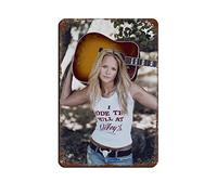 Miranda Lambert Poster (4) Retro Poster Metal Tin Sign Chic Art Retro Iron Painting Bar People Cave Cafe Family Garage Poster Wall Decoration 8x12inch(20x30cm)