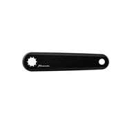 Miranda MIS17 Unisex Adult E Bike Fit Alloy Cranks Delta Style 150mm Black E Bike Cranks 150mm Delta - Black, 150mm