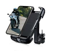 Miranda's Goods & Co 100% Security Motorcycle Mobile Stand, Heavy Duty Bike Mobile Stand, 360° Anti-Vibration, Mobile Phone Holder Moto iPhone 16/15/14/13/12 Pro MAX/Plus/Mini, Samsung