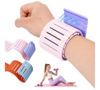 Mirastitch Wrist Weights, Ankle Weights for Women & Men - 2 Packs(1.1 lbs Each), Adjustable Ultra-Thin Magnetic Design, Silicone (Waterproof), Easy Wear, Adjustable, Ideal for Gym, Pilates, Walking