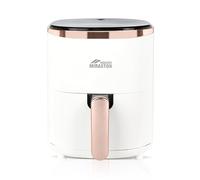MIRASTON Upgraded Air Fryer, Compact 3.6 Qt 4-in-1 Basket Air Fryerr with Baking Pan, Digital Touchscreen Display with 10-Presets, Air Fry, Bake, Roast, Broil in Minutes (3.6 QT, Beige (Touch Series))