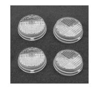 MIRAXEN Motorcycle direction indicator lights 2pcs/4pcs Motorcycle Len Cover Yellow Clear ABS Turn for Signal Indicator for Moto Light For Shadow(Clear,4 pcs)