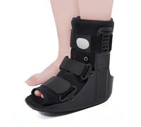 MIRCTRI Air Walking Boot Fracture Boot Short Walker Boot for Sprained Ankle and Broken Foot Support for Men Women Left or Right Foot Orthopedic Recovery Boot with Hard Shell and Shock(M)