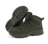 MIRCTRI Men's Waterproof Hiking Boots Lightweight Tactical Work Boots for Trekking Outdoor Walking Suede Combat Boot for Men Breathable Non-Slip Grip Black Khaki Green