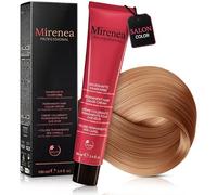 MIRENEA Professional Hair Colour, Permanent Cream Hair Colour, 100 ml, Intensive Colour Strength & Reliable Grey Coverage, With Vegetable Keratin & Ceramides, Vegan (7.43 Copper Gold Blonde)