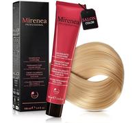 MIRENEA Professional Hair Colour, Permanent Cream Hair Colour, 100 ml, Intensive Colour Strength & Reliable Grey Coverage, With Vegetable Keratin & Ceramides, Vegan (8.3 Gold Light Blonde)